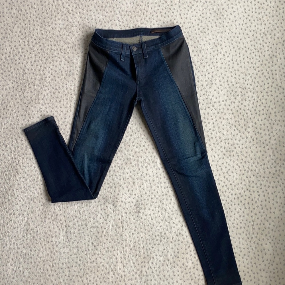 Rag and bone Jean with inset leather